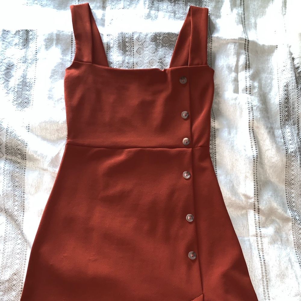 Boohoo Square Neck Mini Dress